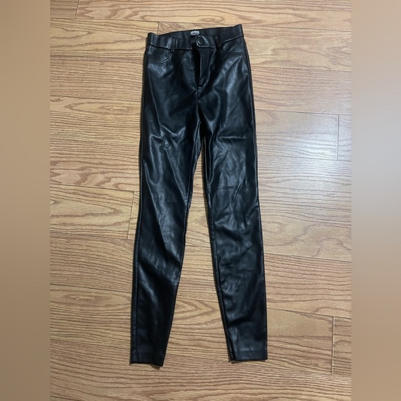 Zara Faux Leather Pants Small - Picture 1 of 3